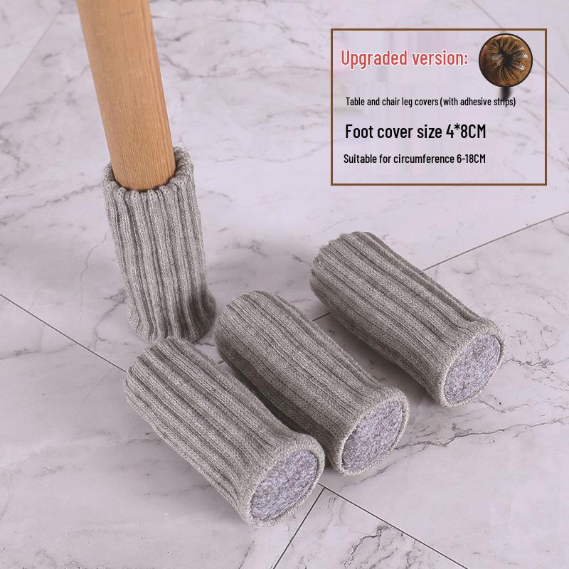 Thickened Non-Slip Chair and Table Leg Covers - Wear-Resistant, Silent Foot Pads for Tables and Chairs