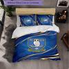 Sheffield Wednesday Football 3 Piece Bedding Set Soft Duvet Cover Set with Pillowcases Printed Bedroom Decor Set for Home