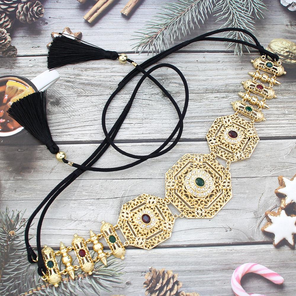 Exquisite Hand-woven Women's Rope Belt Waist Chain Wedding Jewelry Belt Robe Accessories