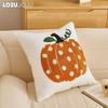 1PC LOZUJOJU Nordic Retro Style Plush Embroidered Pillowcase Halloween Style Cushion Cover for Sofa Living Room Bedroom Home Decor