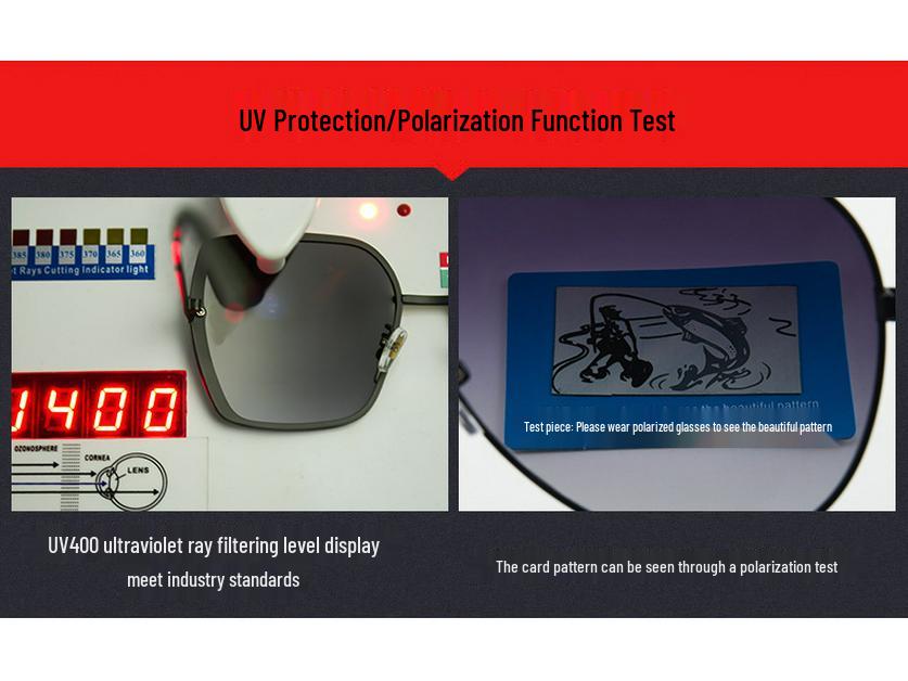 New Women's Polarized Sunglasses - Fashionable European and American Street Style Metal Trend