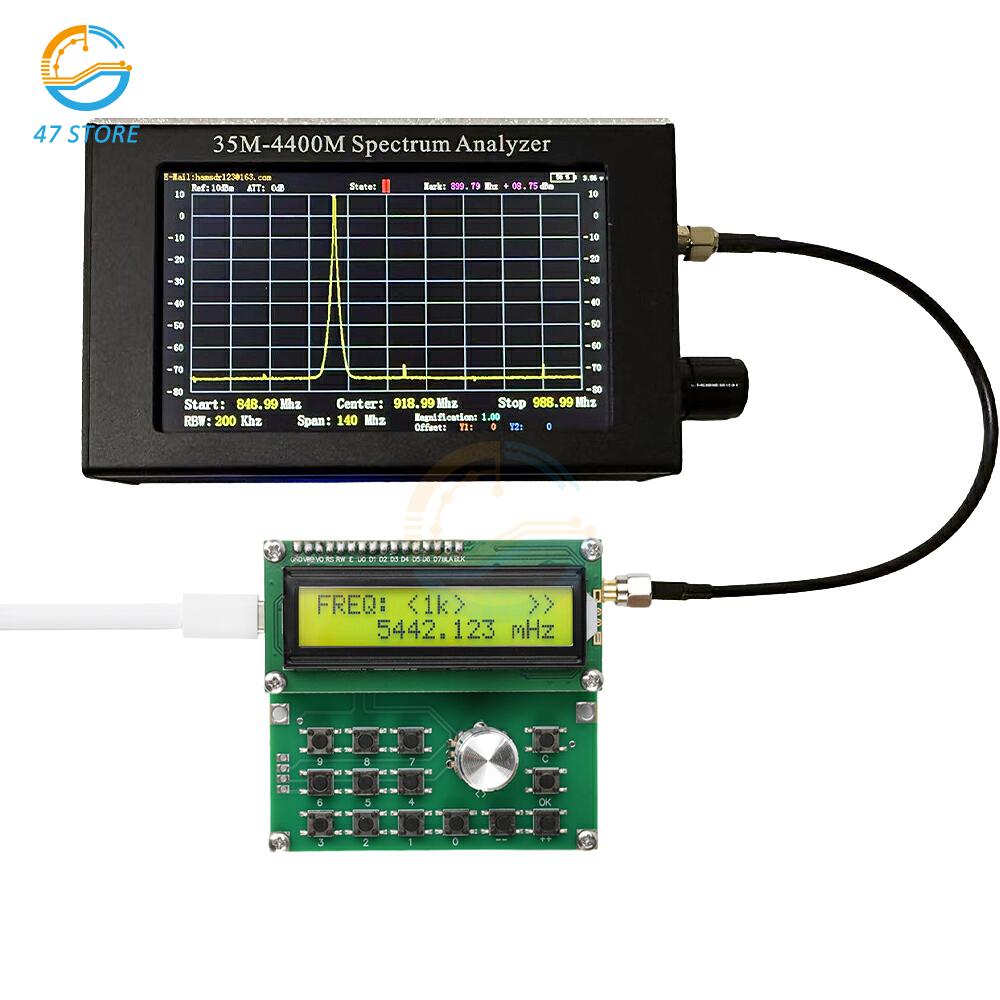 35MHz-4400MHz RF Signal Generator DC 4.5V-5.5V Type C Adf4351 Signal Source Module RF Module