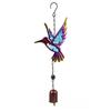 Metal Hummingbird Wind Chime Creative Hanging Decoration Blessing Bell Pendant  Gift
