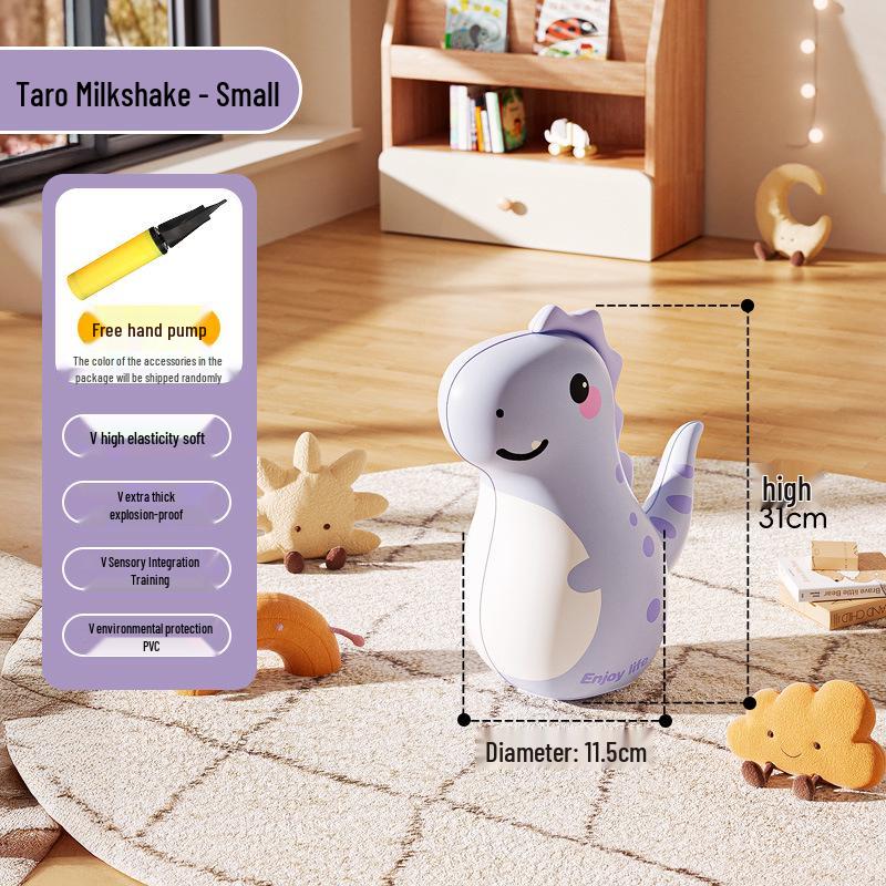 Inflatable Cartoon Animal Kids' Boxing Tumbler for Venting and Stress Relief