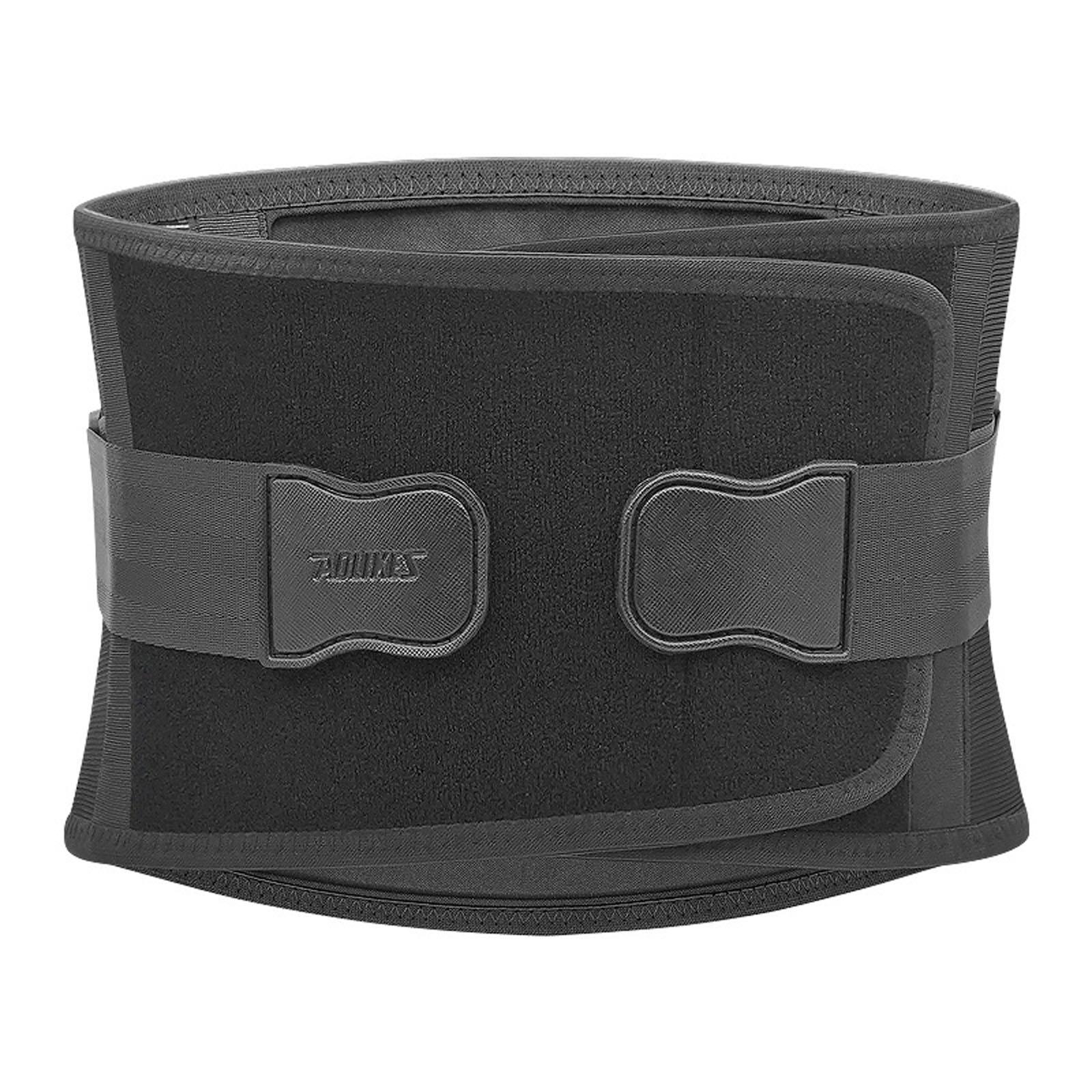 

Дышащий фитнес-пояс для талии с толстыми подушками, компрессионной поддержкой, мягкий и удобный бандаж для спины для тренажерного зала и тренировок L