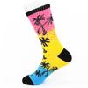 Ladies Spring Creative Coconut Moon Skateboard Mid Tube Cotton Socks