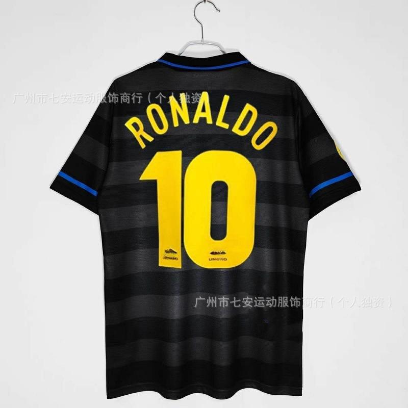 Vintage Jersey Football Jersey AC Ronaldo Zidane Maldini Messi Boca Carlos National Team Jersey