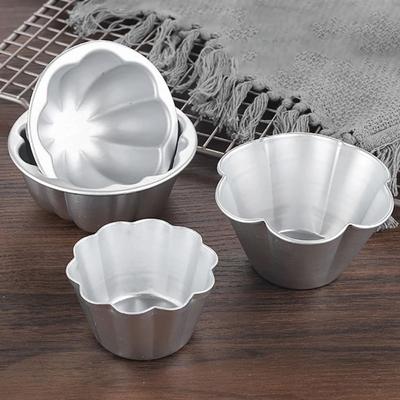 Fashion Aluminum Alloy Pudding Cup Mold Fast Heat-Up Mini Jelly Mold Non-stick Baking Mold Kitchen
