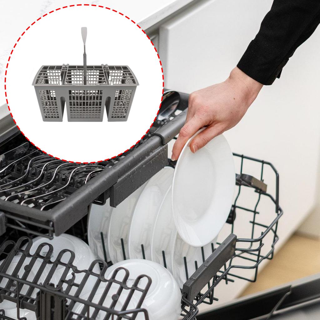 Spülmaschinen-Besteckkorb mit großer Kapazität für effiziente Organisation und Aufbewahrung von Utensilien in privaten oder gewerblichen Küchen