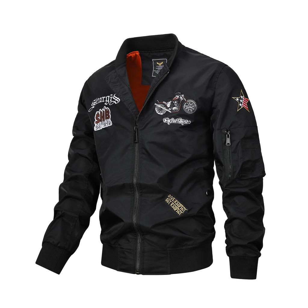 Flight Jacket Men's Spring and Autumn MA1 Pilot Jacket Baseball Suit