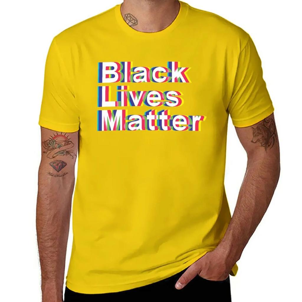 Black Lives Matter T-Shirt tees anime Men's t-shirts