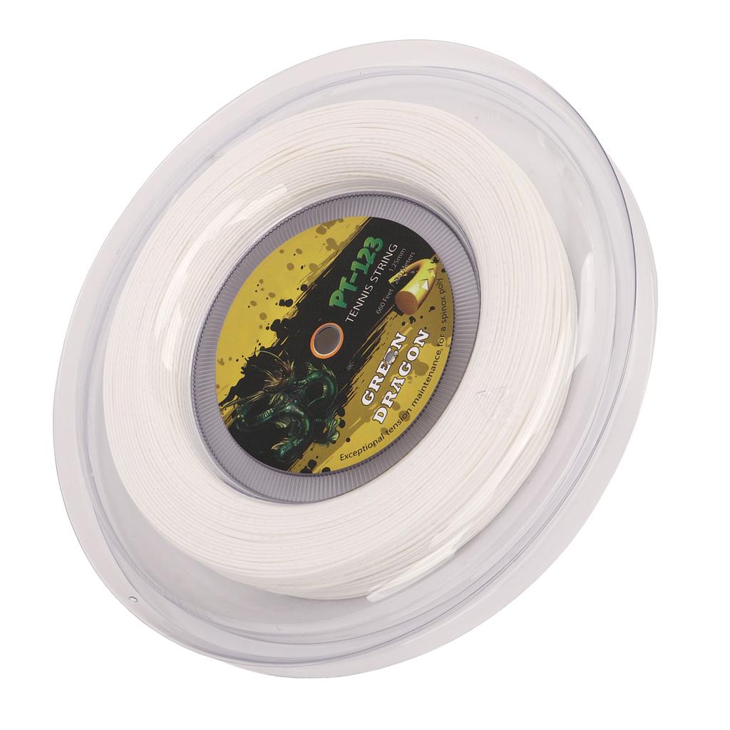1,25mm Tennis Schläger String Doppel Rippen Muster Schlagfest Polyester Tennis String für