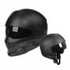 Motorcycle Helmet Retro Modular Open Face Full Face Helmet DOT Approved Detachable Capacete De Moto Helmet Four Seasons