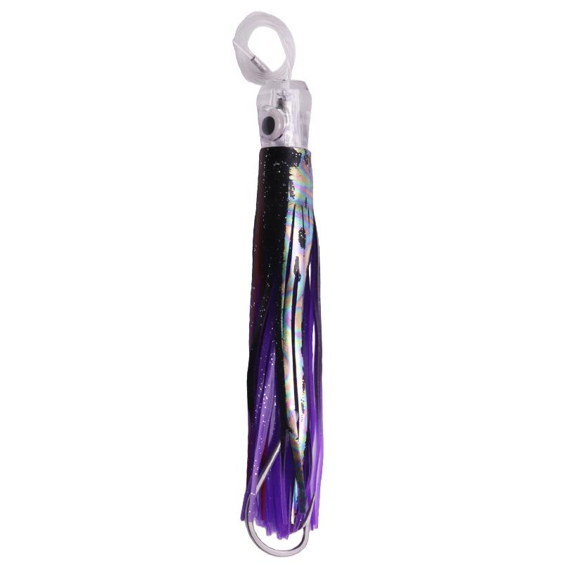 Saltwater Fishing Squid Skirt Lure - 8.5 Inch, 6 Colors, Bionic Trolling Lure