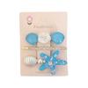 3pcs/Set Glitter Hairpins Ocean Series Princess Headdress New Barrette  Hair Accessories