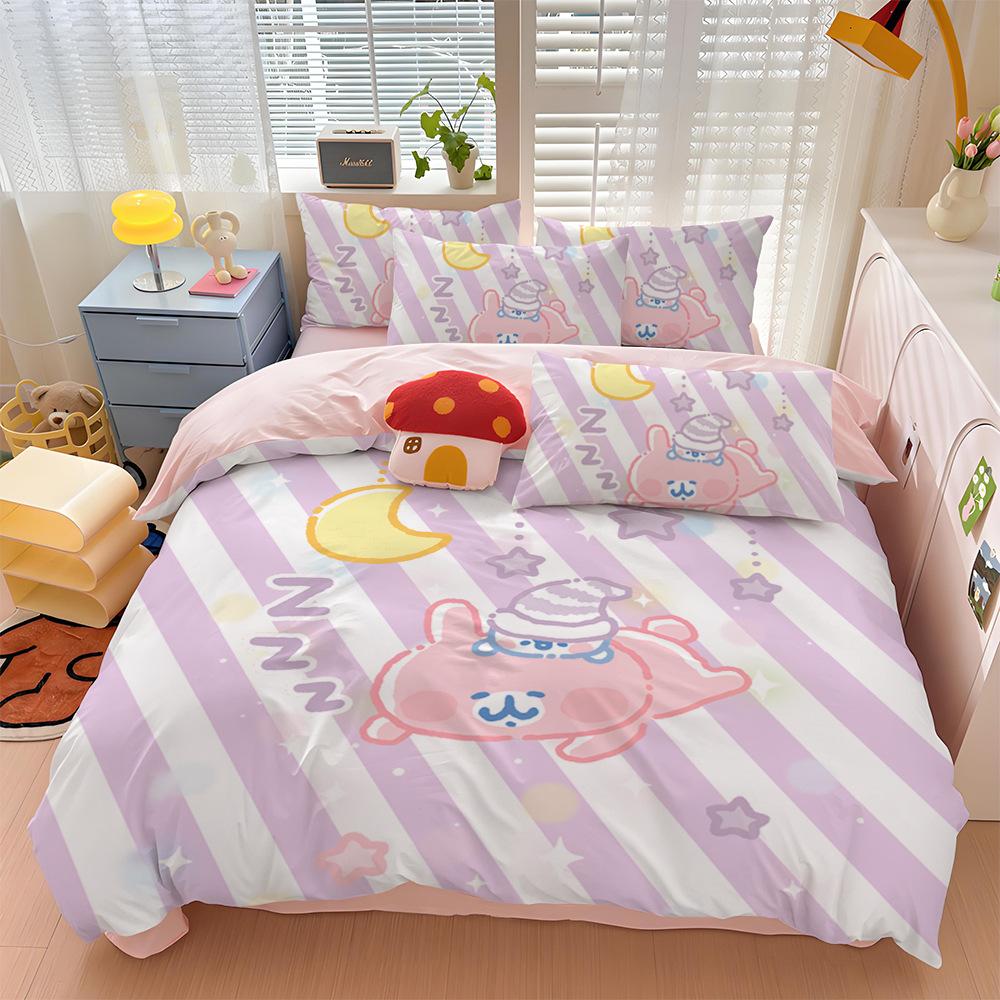 Neues Design Kanahei Bettbezug Kissenbezug Niedliches Kanahei Bettwäsche-Set für Erwachsene Jungen Mädchen Schlafzimmer Kinder Einzel Doppel
