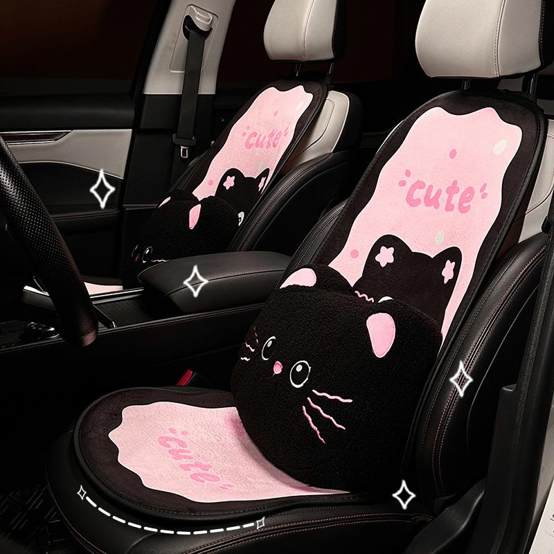 Car Seat Cushion Universal Four Seasons High-end Car Seat Cushion Creative Cute Cartoon Seat Cover Interior Supplies
