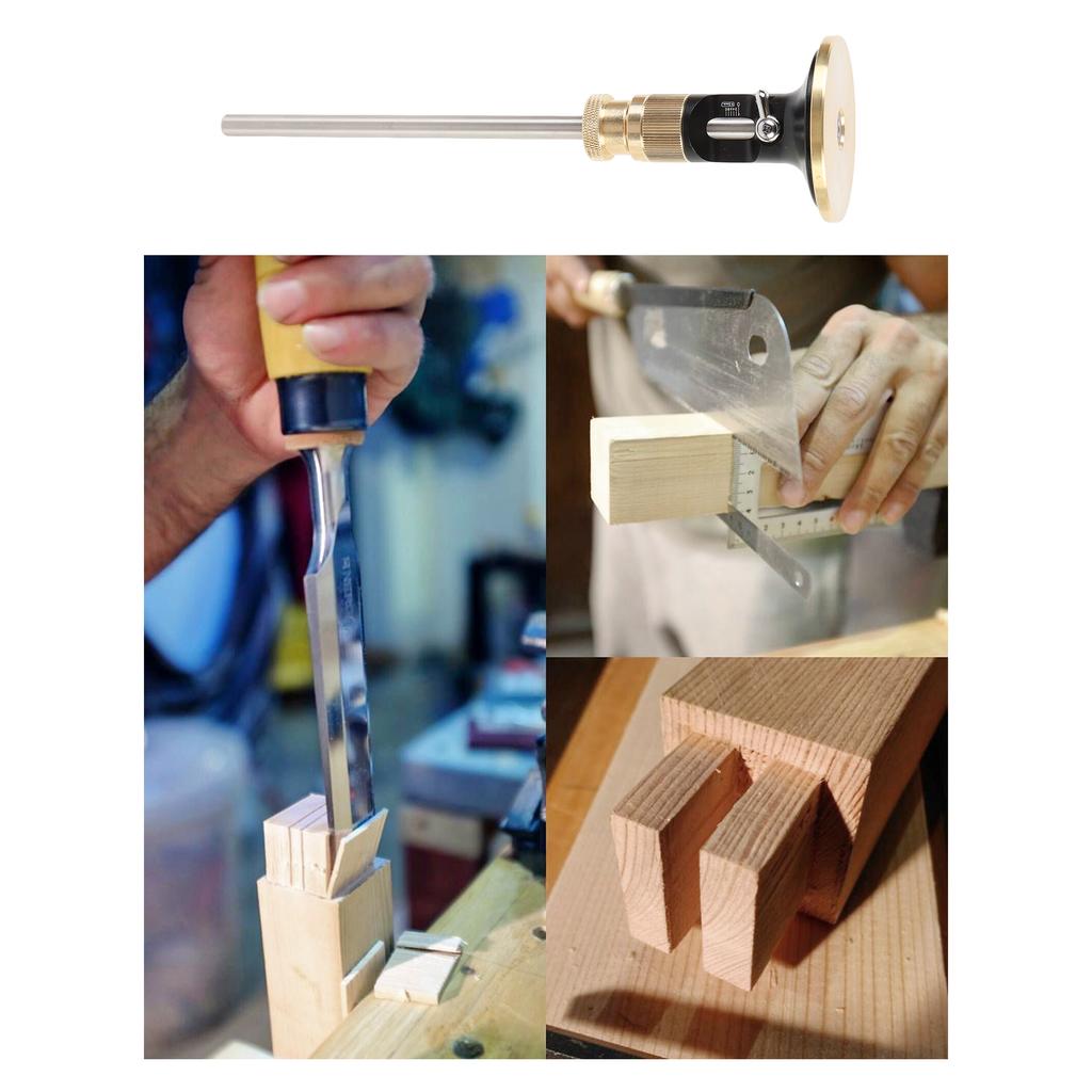 Wheel Marking Scriber 0-12cm Marking Range Scriber Woodworking Tools Versatile Marking Tool Wood Scribe Tool