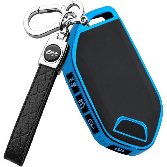 Key Fob Cover Compatible with Kia Telluride  2024 2025 K4 k5 Gt Sorento Smart Key