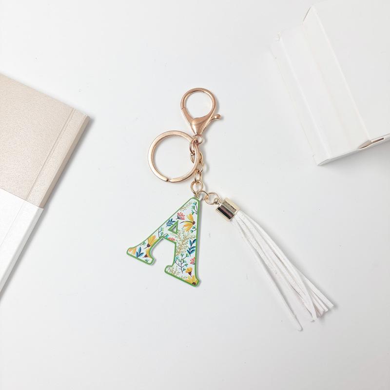 Colorful English Alphabet Keychain & Graduation Gift Accessory