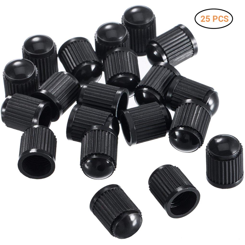 25pieces High-Performance Tire Valve Caps For Cars Easy To Install And Durable Car Tire Valve
