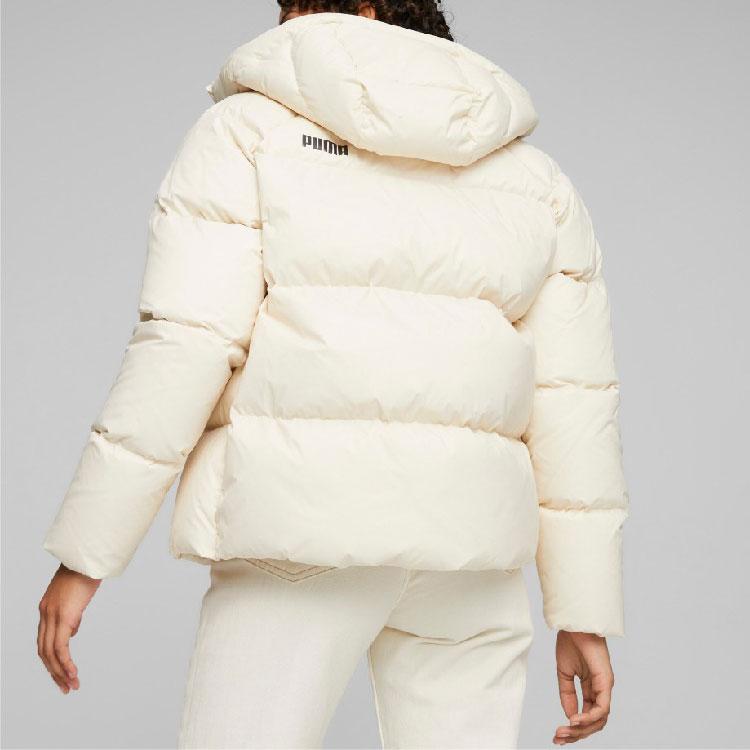 New PUMA Modern Basics Advanced Down Jackets Women's Snow White 678342-87