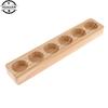 Essential Oil Wooden Display Stand 6/10Hole Essential Oil Storage Rack Smooth For DoTERRA Essential Oils Perfume Bottle Holder