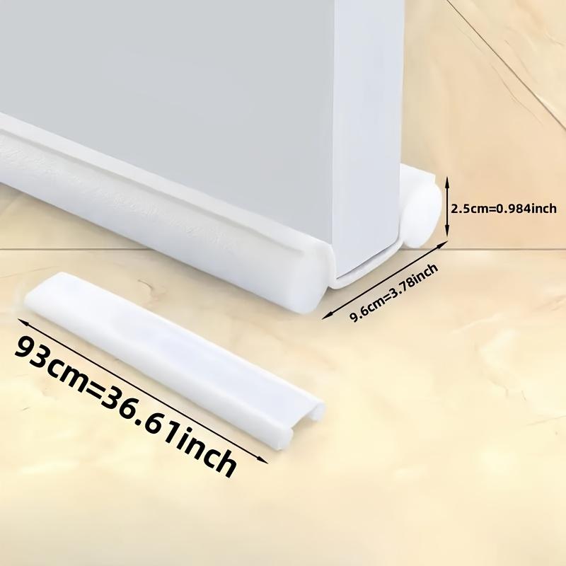 Bendable Door Draft Stopper & Bottom Seal Strip - Commercial-Grade Sponge Under Door Weather Stripping for Dustproof & Insect-Proof Home Protection