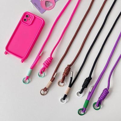 Adjustable 6MM Crossbody Phone Lanyard Clip with Anti-Lost Feature