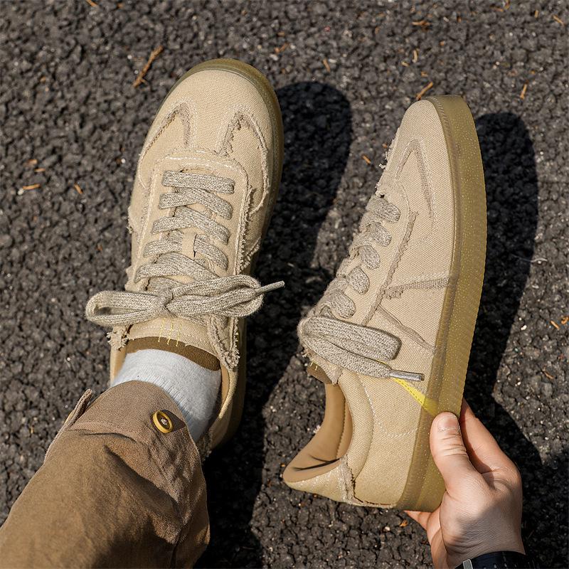 Desert Dune Retro Herren Canvas Sneaker - Leichte, Weichsohlen-Freizeitsportschuhe für den Sommer.