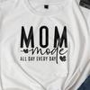 Mom Mode All Day Every Day Shirt Modern Motherhood Aesthetic Tee