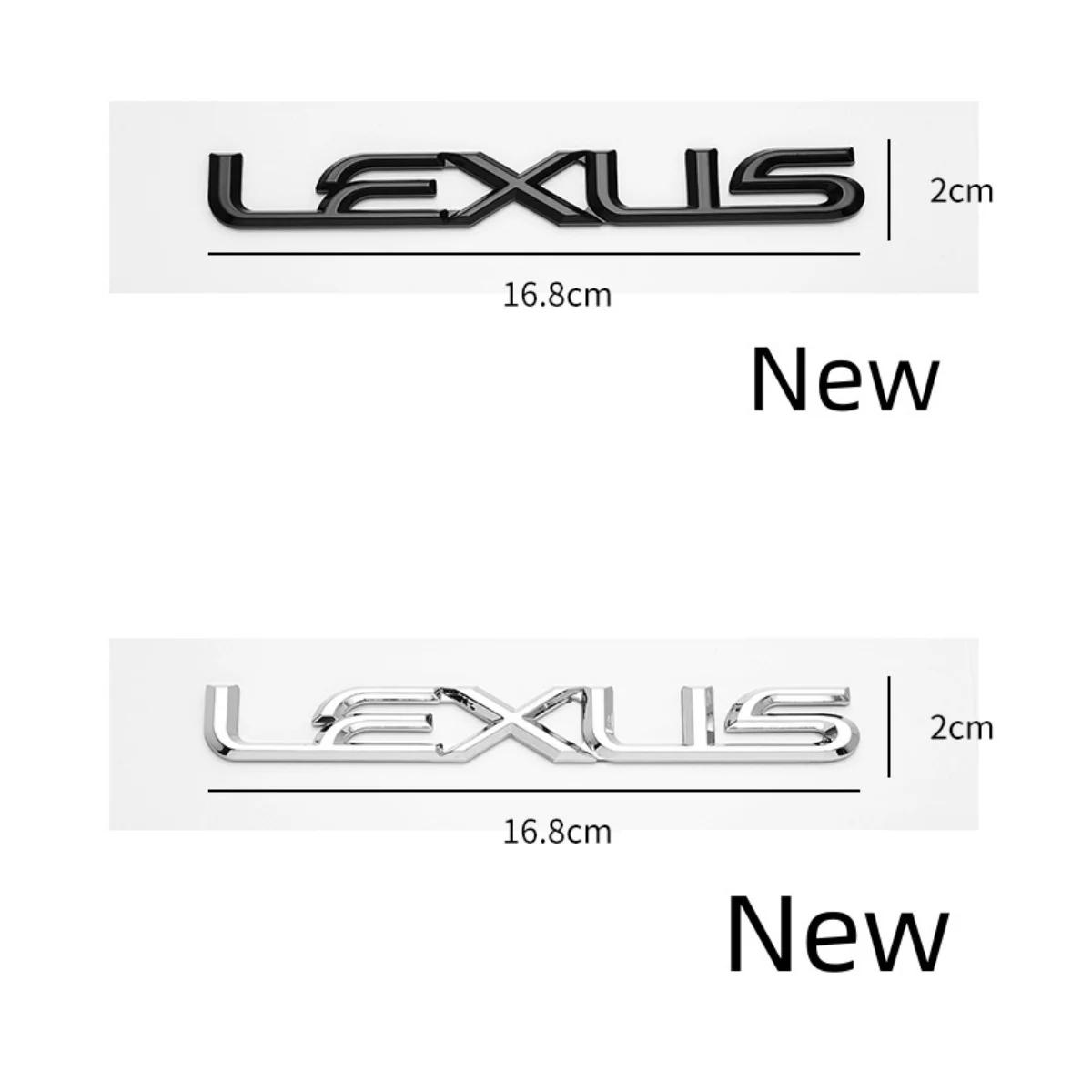 

3D Chrome Glossy Black ABS Letters LS350 LS400 LS460 LS460L LS500 LS500h HYBRID Emblem For Lexus Car Trunk Logo Badge Sticker LS 600HL чорний
