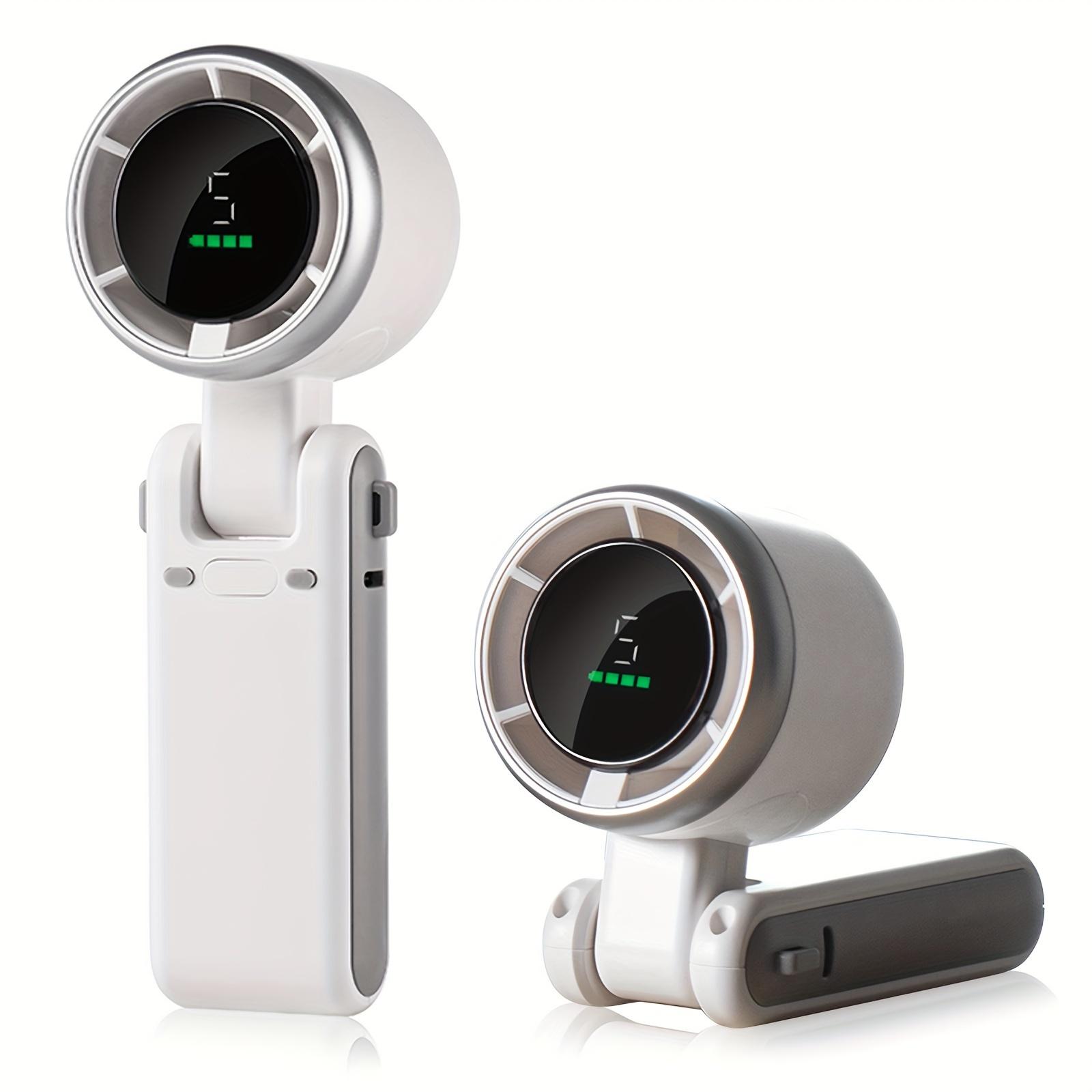 

Портативный портативный мини-вентилятор с турбонаддувом, складная настольная шейка на 180° белый