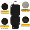 Car Seat Protector for Baby Waterproof Non-Slip Under Baby Car Seat Protector Mat with Mesh Storage Bag Child Car Seat Cushion