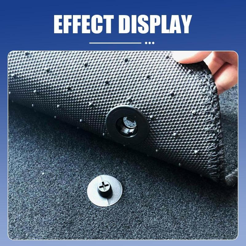 12PCs Universal Car Fastener Floor Mat Clips Carpet Fixing Clamps Buckles For VW All Models Clamps Holders Fasteners Anti Skid