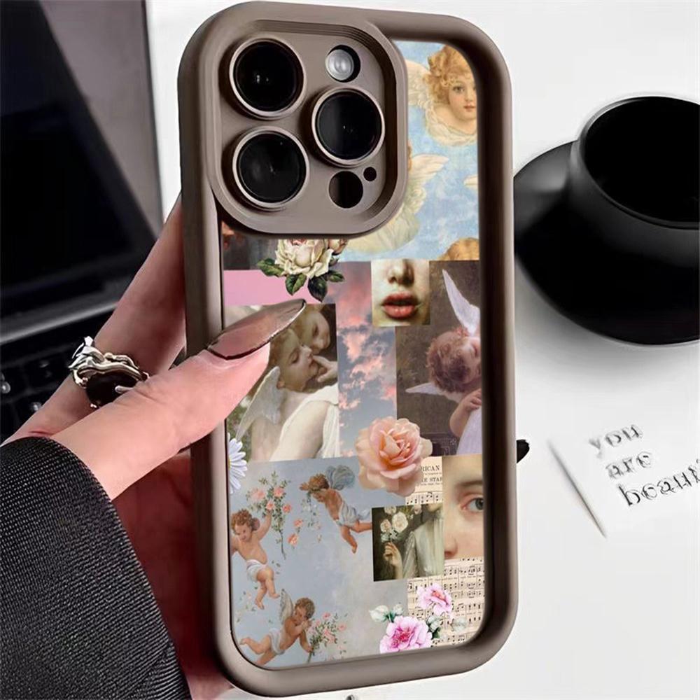 Angel Eye Soft TPU Phone Case for  Samsung A04 A05 A10 A30 A50 A13 A23 A53 A14 A24 A34 A54 A15 A25 A35 A55 S20 S23 FE S24 Ultra Ae51 Angel art design