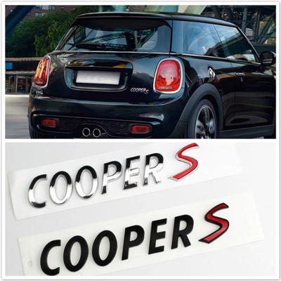 3D ABS nálepky na auto na zadním kufru emblém ocasu odznaky obtisky pro Mini Cooper S R55 R56 R57 R58 R59 R60 R61 F54 F55 F56 F60