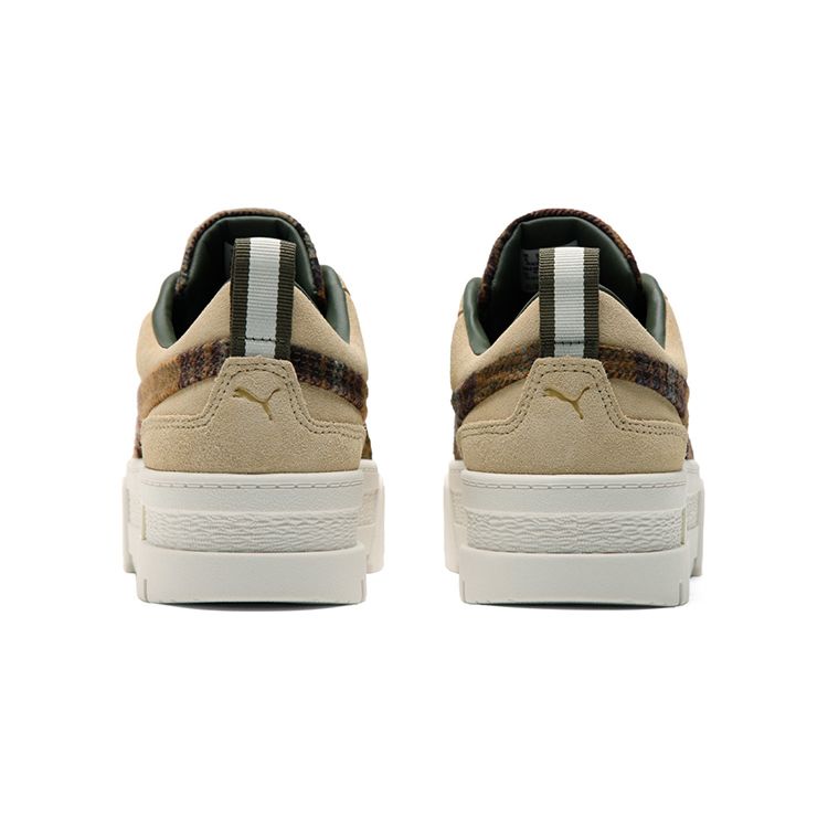 Puma Mayze Flannel - Pebble Women Sneakers Brown Marshmallow 384189-01