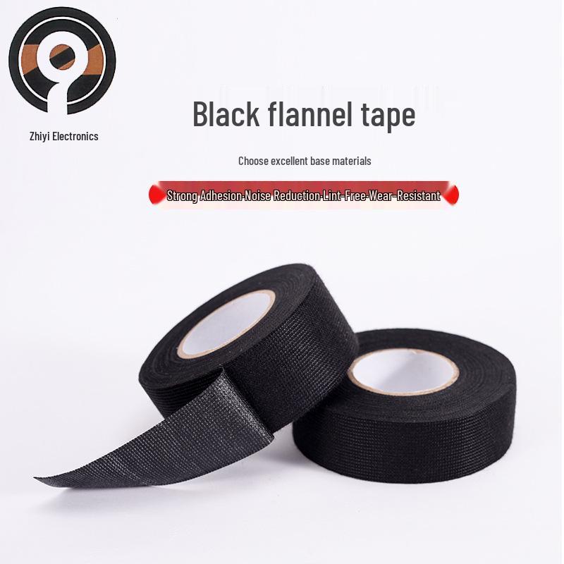 Flame Retardant Black Flannel Automotive Wiring Harness Tape