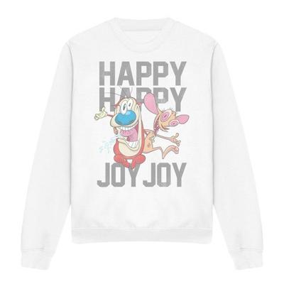 Ren & Stimpy Unisex Adult Happy Happy Joy Joy Sweatshirt