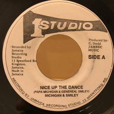 7inch Record MICHIGAN  SMILEY  CORNELL CAMPBEL  Nice Up The Dance  Rosabell NONE Studio One  Jamaica Reggae Ska  Dub Used