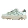 Fila Rosetta Chaussures Colorées Mode Polyvalent Amorti Bas Top Chaussures de Skate Baskets Femme Gris Jaune Vert F12W331207FML