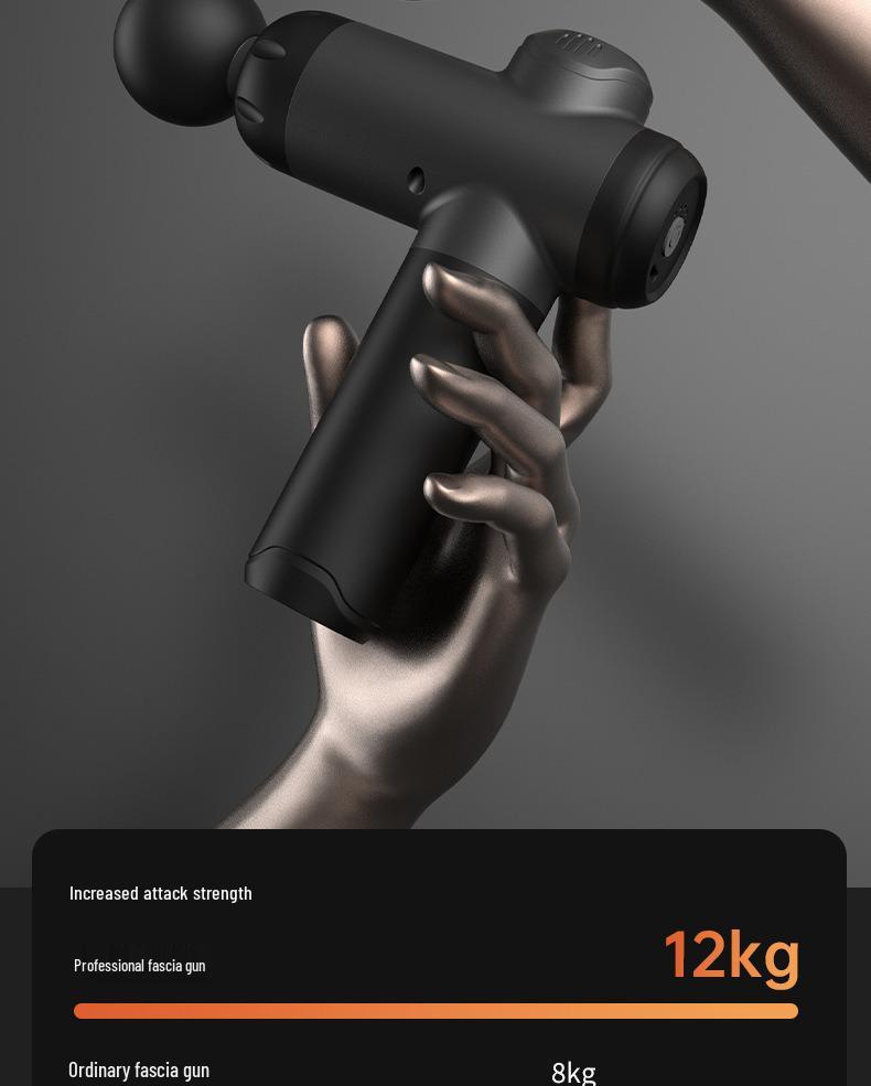 Rechargeable Electric Muscle Massager Gun for Sports Relaxation