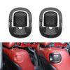 ABS Carbon Fiber Backrest Seat Handle Button Decor Cover Bezel Trim For Dodge Challenger 2016-2023