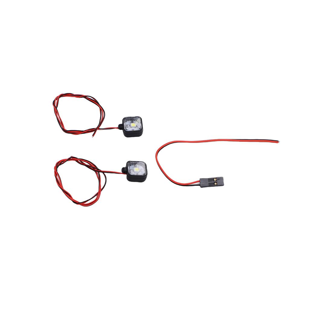 LED Toy Car Lights Remote Control Car Spotlights with Metal Bracket 12mm Diameter RC Car Flashing Light Strips