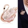 Trendy Elegant Swan Pattern  Brooch Pins  Brooches Pins Clips