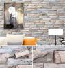 HaoHome Bright Brick Self Adhesive Wallpaper Peel and Stick Contact Paper Decor Vinyl Wallcoverings For Living Room