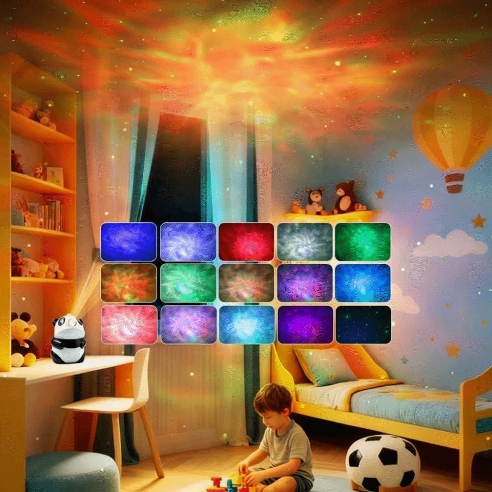 Soft Starry Patterns Projector Night Light Portable Night Light  Gift For Kids