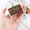 2Meters 1Meter Stainless Steel Thin Chain Colorful Crystal Beaded Chains for DIY Necklace Bracelet Cloth Chain Jewelry Findings