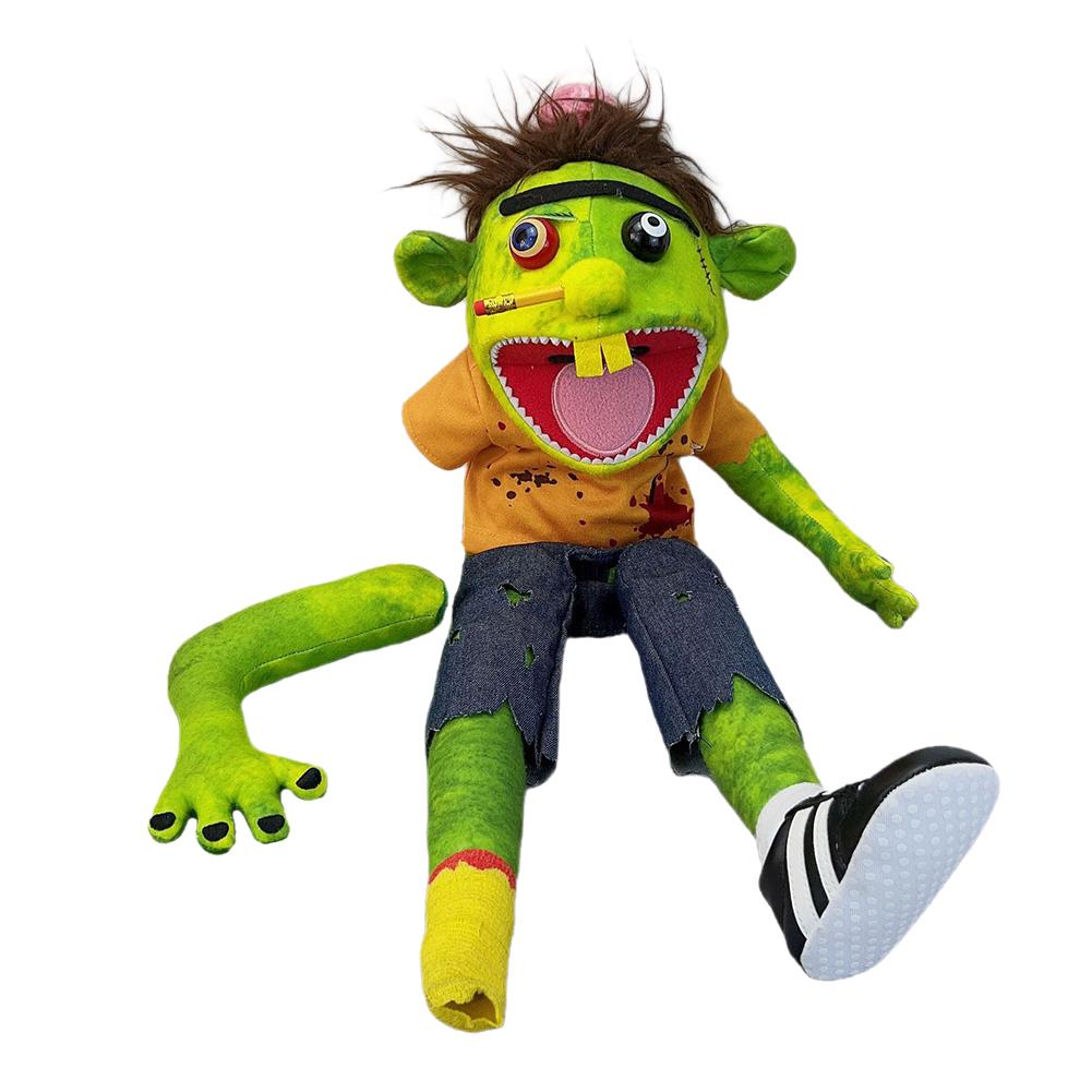 Jeffy Hand Puppet Full Body 19.69IN Stuffed Figurine Toy Soft Puppet Plush Muppet Toy Birthday Kids Gift Suitable for Role Play